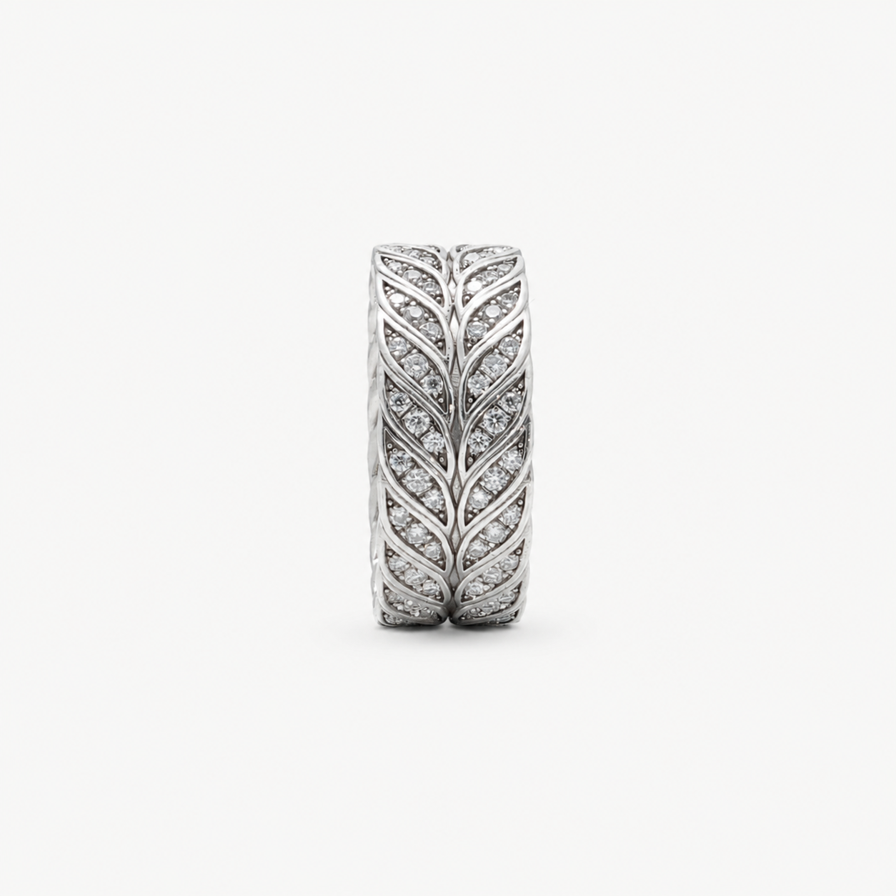 Chevron Pavé Band Ring