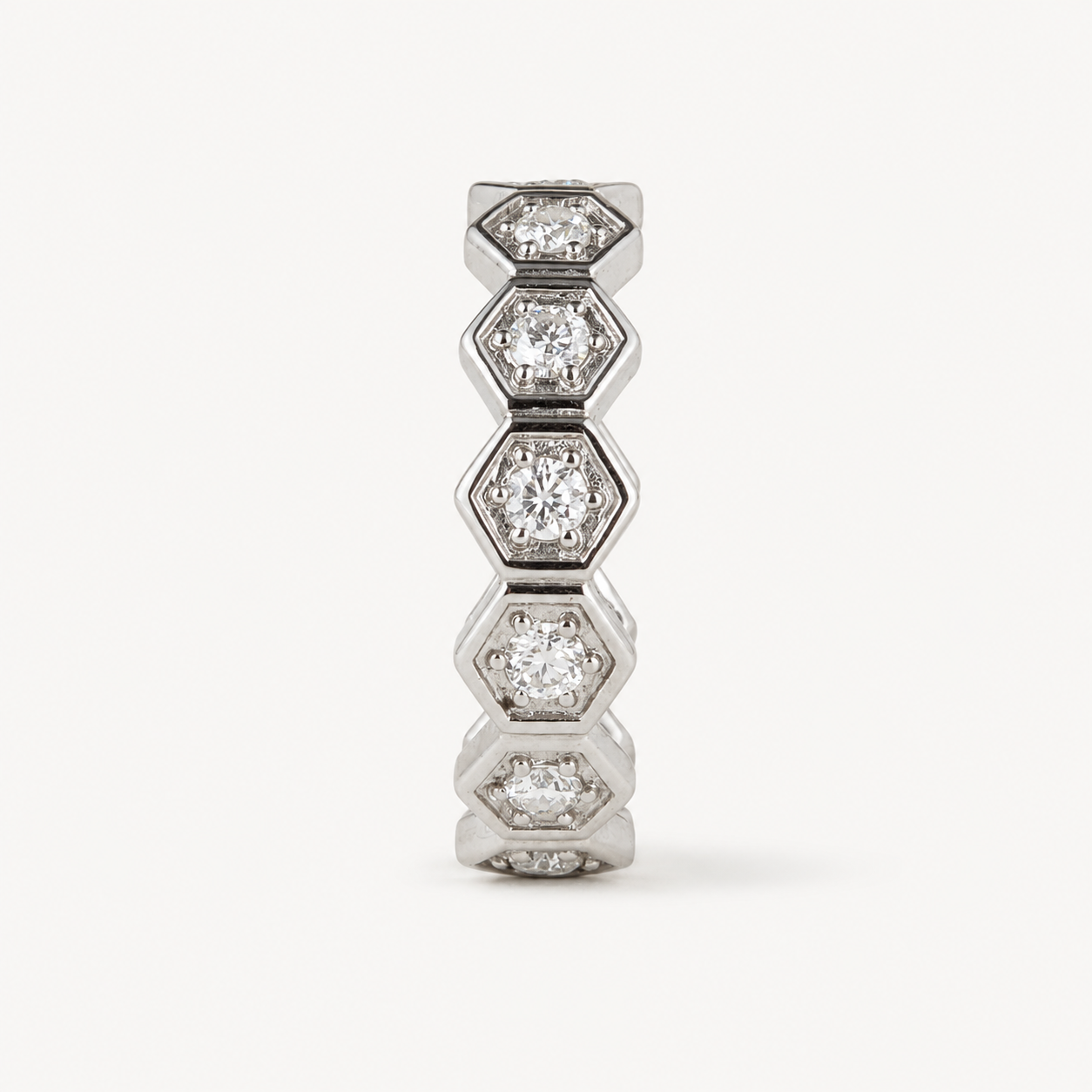 Hexagon Band Ring