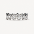 Hexagon Band Ring